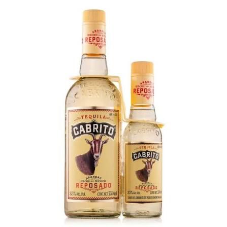 [424382] Tequila Cabrito Reposado 1000ml + Pachita Cabrito 250ml*